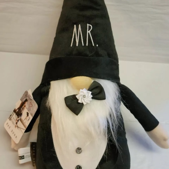 Rae Dunn Wedding Gnome Beanie Plush 20" Mr & Mrs Bride Groom Decoration Gift - Picture 4 of 8